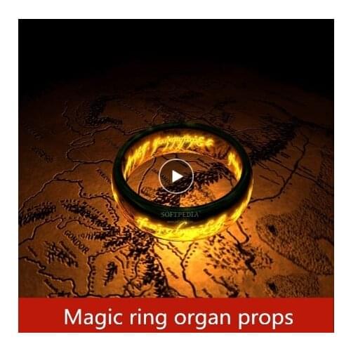 Real life escape room props The ring of the magic Unlock Magnetic induction unlock game products Finished product props