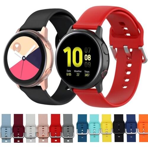 Strap FOR Samsung Galaxy Watch Active 2 40/44mm Gear sport wrist bracelet watchband 20mm Watch strap samsung active2 3 42mm band