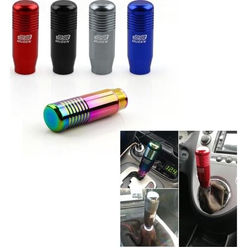 8.5cm Mugen Gear Shift Knob Stick Manual Transmission Universal Car Aluminum Extended Mugen Gear Shifter Gear Head Knob