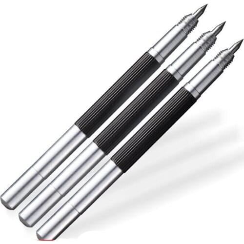 Tungsten Steel Glass Cutter Carbide Scriber Hard Metal Tile Cutting Machine Lettering Pen Engraver Glass Knife Scriber Tile Tool