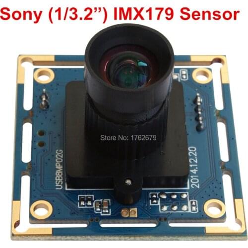 Webcam Camera Module 8.0 Megapixel 3264X2448 CMOS Sony IMX179 Surveillance Video USB Webcam for Windows Android Linux Mac
