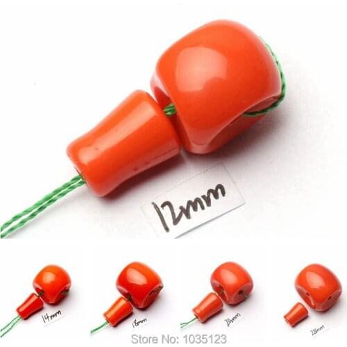 High Quality Natural Orange Jades Column 12/14/16/18/20/25mm Gem Loose Beads 1 Set DIY Creative Jewellery Making wj249