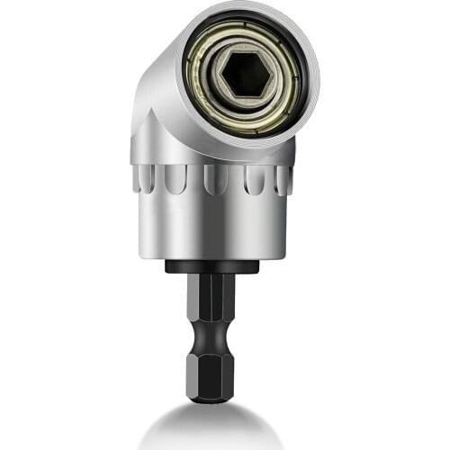 1pc 105 Degree Angle Extension Screw Driver Socket Holder Adapter Adjustable Bits Nozzles for Screwdrivers Bit Right Angle Head