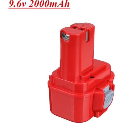 For Makita 9.6V 2000mAh Ni-CD Rechargeable Battery Pack Power Tools Battery Cordless Drill for Makita 9120 PA09
