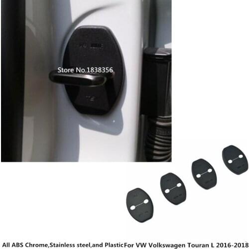 Car anti rust water proof Door lock key keys protect buckle cover moulding 4pcs For VW Volkswagen Touran L 2016 2017 2018 2019