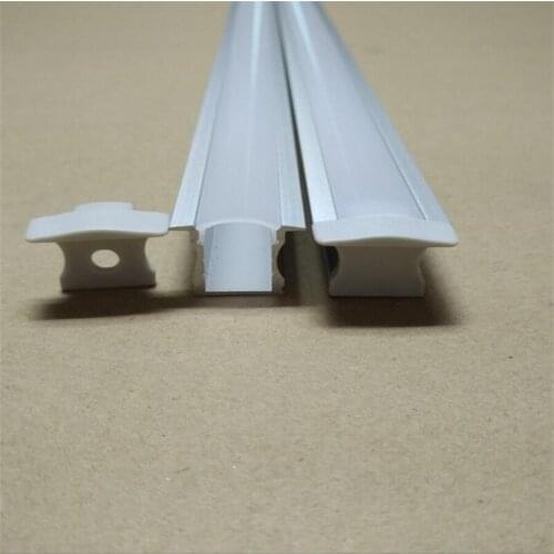 Free Shipping 2m/pcs 30m/lot bar light project lighting for LED Strip Light to Indoor Lighting Decoration Aluminum led profile