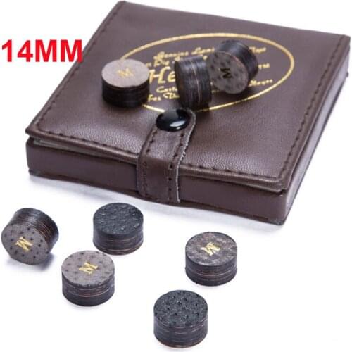 2019 2Pcs/lot 14mm Billiard Pool Cue Tip M China