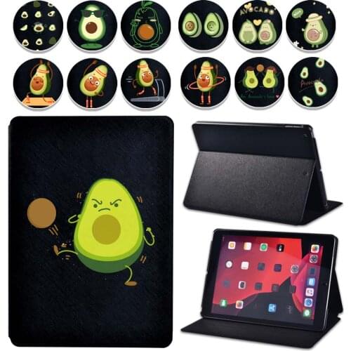 Case For Apple IPad 10.2 7th 8th 2020/iPad Mini/IPad2/3/4/iPad 5/6/7th Gen/Air4 3 2 1Pro Avocado Series Leather Tablet Cover
