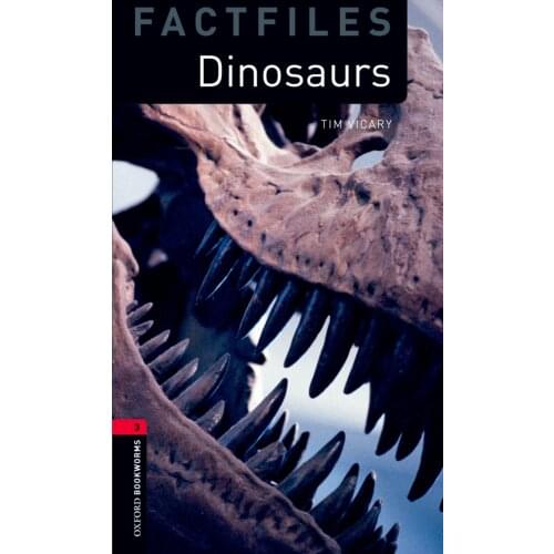 Kids Boy Girl Educational English reading book Oxford Bookworms Library Factfiles: Level 3: Dinosaurs