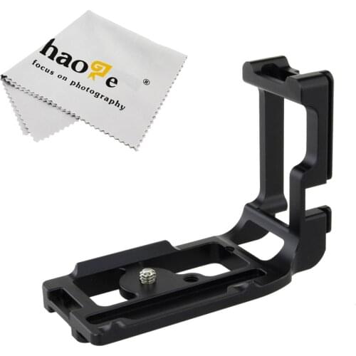 Haoge Vertical Shoot QR Quick Release L Plate Camera Bracket Holder for Canon 5D Mark III 5D3 5DS 5DSR Body Camera