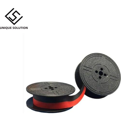 2PCS new Mechanical English Typewriter Printer red and Black Ribbon core ink ribbon
