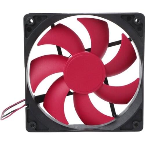 Mini 120x120x25mm DC 12V 0.16A 2 Pin 7-Blade Blower Cooling Fan Cooler 12025