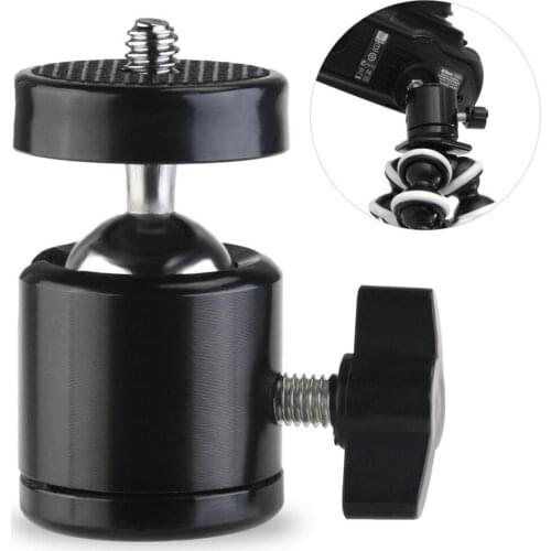 Q29 Mini Tripod Head Ballhead Tripod Ball Head 360 degrees built-in for canon nikon Camera Camcorder Light Bracket Swivel