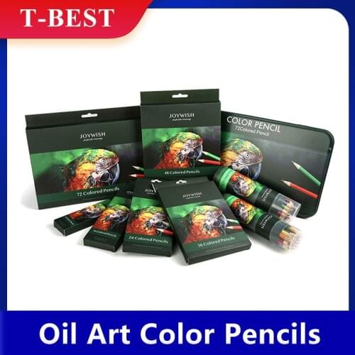 12/18/24/36/48/72 Colored Pencils Professional Oil Art Color Pencils Set for Students Children Adults Artists for Drawing