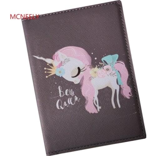 2021 Black Cartoon Boys Travel Passport Cover Wallet Unisex Business Credit Card Air Ticket Wallet Organizer Drop Shipping