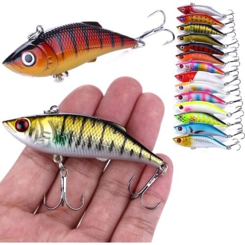 Sinking Winter VIB Rattlin Fishing Hard Lure Bait Wobbler 8cm 10g for Bass Pike Fishing Tackle Winter Jigging Se Uelo Pesca