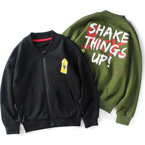 Coat Jackets Boys Girls Clothes Zipper Children Outwear Coat Spring Autumn Sport Clothes Casaul Children Cardigan Kids