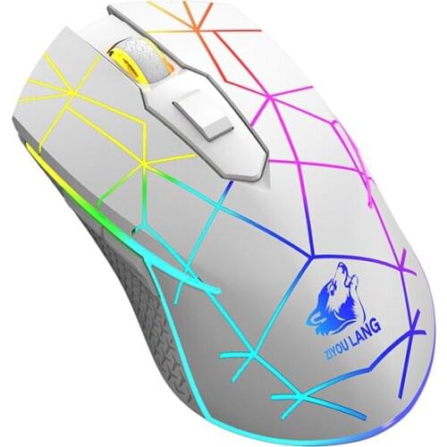 Rechargeable X7 Wireless Gaming Mouse Silent LED Backlit USB Optical Ergonomic Mute Mice Pro Gamer Wireless Mouse