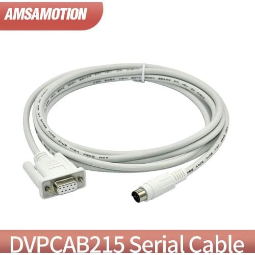 Suitable Delta PLC Programming Cable DVP Download Cable Serial RS232 Interface DVPCAB215 PC-DVP Data Wire