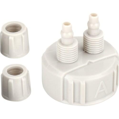 2Pcs Pro Tube Valve Gauge Bottle Cap Kit Aquarium CO2 System Fish Tank Live Plant DIY Air Diffuser Generator Home Tool Part Kit