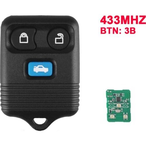 Remote Control Car Key Fob 2 Button 433Mhz For Ford Escape CWTWB1U331