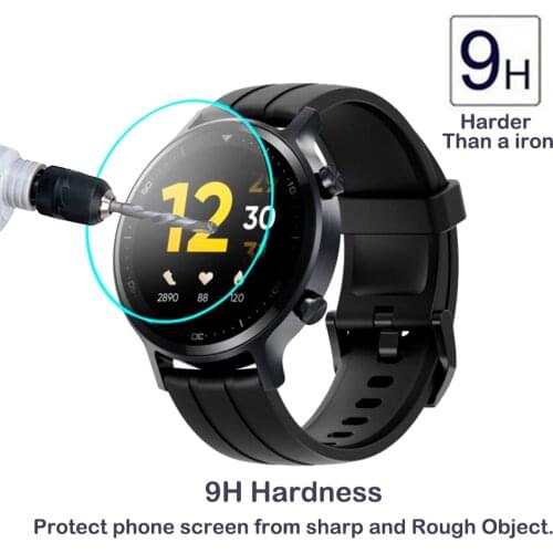 2pcs for Realme Watch S Smart Watch 2.5D 9H Screen Clear Full Coverage Protector Anti-Scratch Tempered Glass Films Accessories