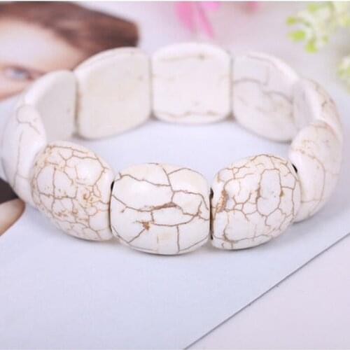 Natural Stone Bracelets For Women Boho Female Summer Bracelet Woman Hand Made Stone Bracelete Feminino Boheme Jewelry Party Gift
