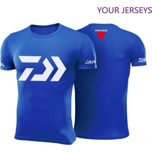 2020 DAWA Short Sleeve Fishing Jerseys Quick Dry Fishing Clothing Cycling Jersey Large Size Anti-UV Outdoor Summer Fishing Shirt