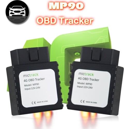 Best Type 4G FDD LTE OBD II GPS Tracker MP90 12-24v car GPS OBD tracker MP90 with 4G network car OBD tracker with gps platform