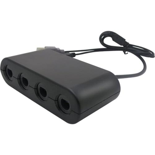 20 PCS a lot 2 In1 For GameCube/NGC Controller Adapter Converter for Wii U & PC USB Switch Super Smash Brothers