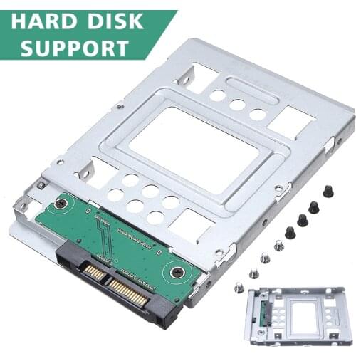 Mayitr 1pc 2.5Inch SSD to 3.5Inch SATA Adapter Converter Tray High Quality SAS HDD Bracket Caddy For PC Laptop