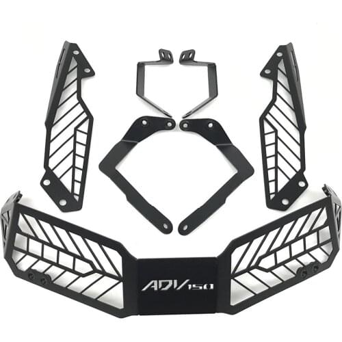 For Honda Adv150 Modified Motorcycle Parts Front Headlight Protective Cover Large Lampshade Protection Decoration Website