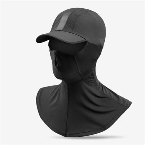 SUPRMN sunscreen riding headgear motorcycle ice silk full face mask spring and summer outdoor windproof collar men and women