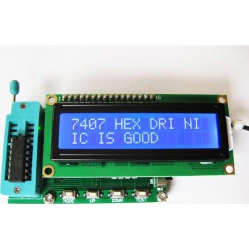 New version of integrated circuit tester IC tester 74 40 series can determine whether the logic gate is good or bad