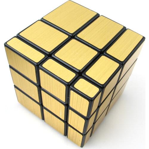 Shengshou Mirror Magic Cube 3x3x3 Asymmetrical Cast Coated Cube Professional Speed Puzzle Cube Toys for Children Beginner Cubo