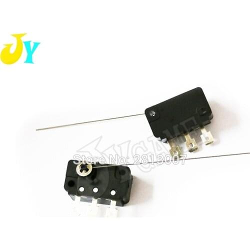 2pcs/lot Three-legged needle micro switch Arcade games cabinet Mechanical Coin acceptor Micro switch old fashioned coin switch
