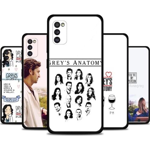 Smartphone Case for Samsung Galaxy A21s A21 A12 A11 A02s A02 A01 Cover Silicone Shell Soft Capa Greys Anatomy