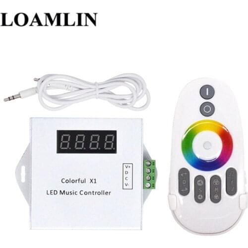 Colorful X1 LED Music Remote Controller DC12V 18A RF LED Controller Full Color LED Strip For WS2812B WS2811 WS2813 6803