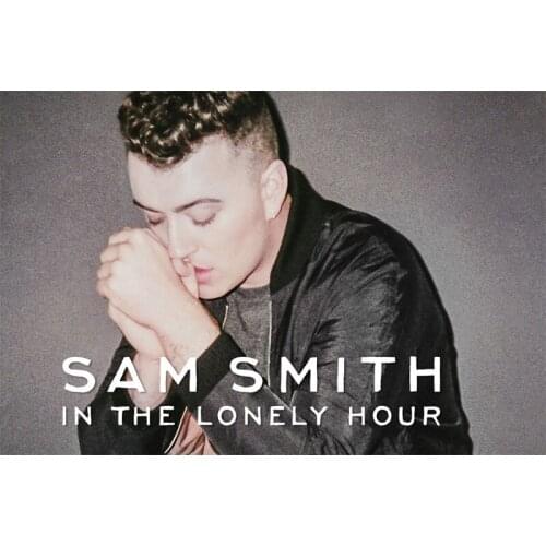 D0782 Sam Smith Music Star Silk Fabric Poster Art Decor Indoor Painting Gift