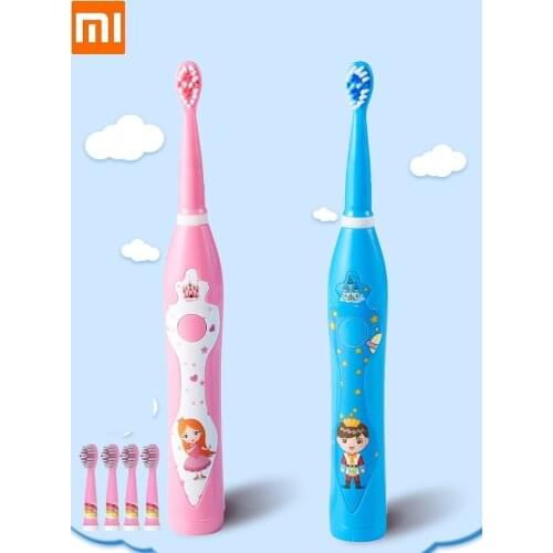 For Xiaomi Electric toothbrush USB charging Childrens cartoon waterproof soft fur ultrasonic electric toothbrush 3 gears adjust