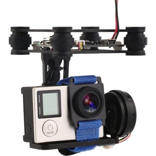 Gopro 3 Lightweight 2-Axis/3-Axis Brushless Gimbal for Male Photography and PTZ for DJI Phantom F550 F450 DIY Multi-rotor Drone