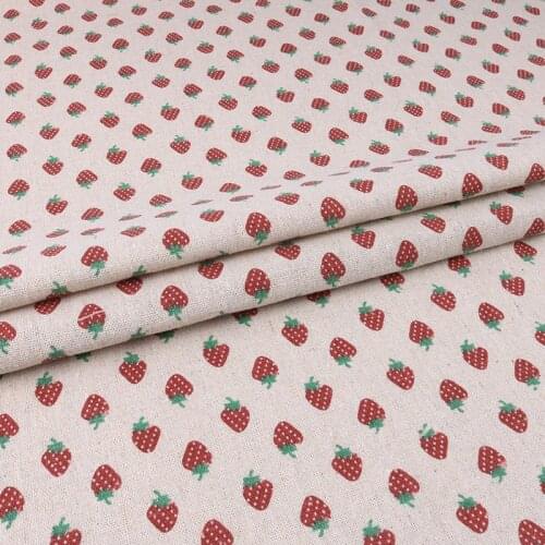 Nanchuang Zakka Cotton Linen Fabric For Handmade Hometextile Cloth For Sofa Curtain Bags Dolls Cushion Furniture Cover Material