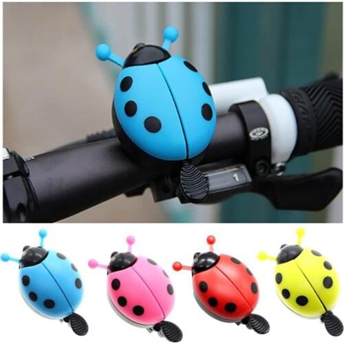 Aluminum Alloy Bicycle Bell Ring Lovely Kid Beetle Mini Cartoon Ring Bell for MTB Bike Bicycle Bell Ride Horn Alarm