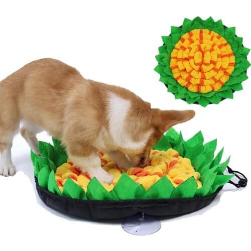 Pet Dog Sniffing Mat Find Food Training Blanket Play Toys Dog Bed For Relieve Stress Puzzle Snuffle Mat Pad