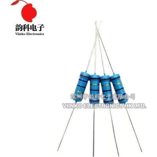 10pcs 3W Metal film resistor 1% 300K 330K 360K 390K 430K 470K 510K 560K 620K 680K 750K 820K 910K 1M 1.5M 2.2M ohm