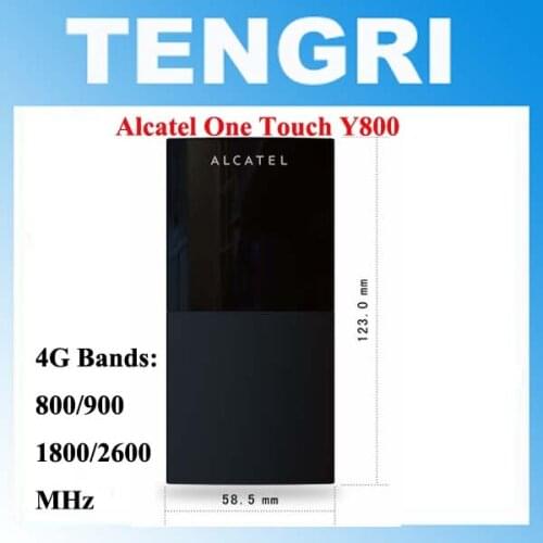 Unlocked original Alcatel One Touch Y800 4G LTE FDD 100Mbps mobile wifi hotspot 3G 4G Wireless Router