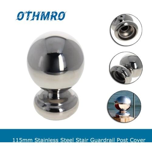 MroMax Stair Guardrail Post Cover Stainless Steel Polished 38x63x115mm/51x76x115mm/60x97x115mm/63x97x115mm Stair Guardrail 1pcs