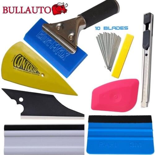 Vinyl Car Wrap Kit Tools Auto Window Tint Tools Bluemax Squeegee 3M Squeegee Art Knife Gloves for Car Wrapping Multi Tools