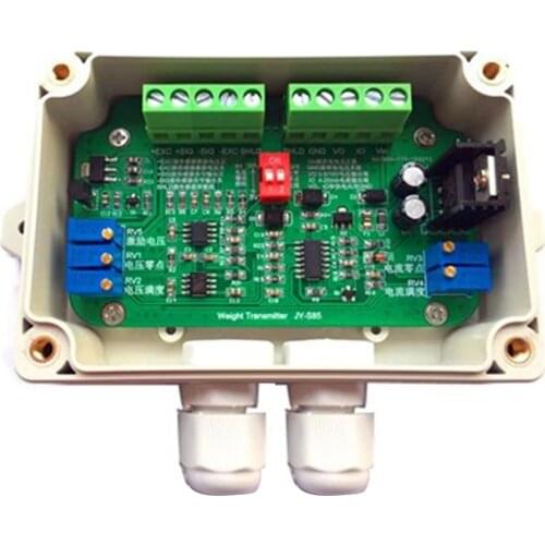 Cheap Weighing scale load cell amplifier Voltage and current converter weight transmitter 0-5V 0-10V 4-20mA