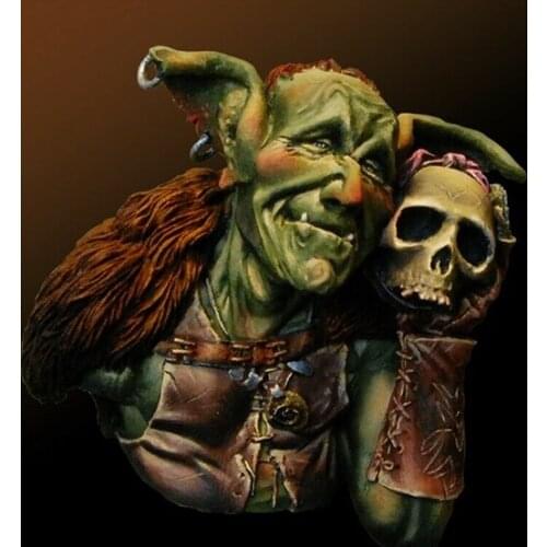 New Unassembled 1/12 ancient Goblin in Love Bust Resin Figure Unpainted Model Kit